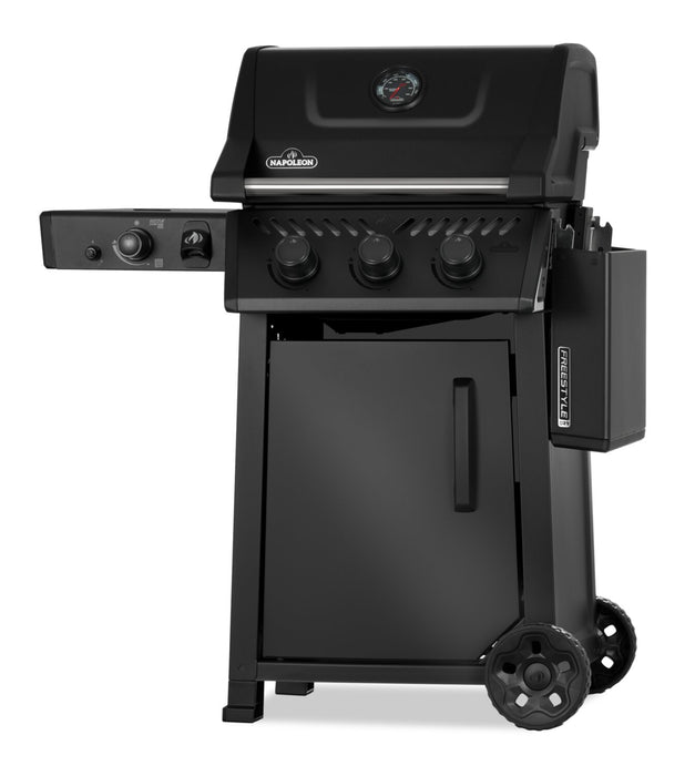 Barbecue à gaz propane 365 de Napoleon de 43 000 BTU avec brûleur latéral infrarouge - FP365DSIBPMK-1
