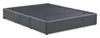 Base de lit de rangement rembourrée Amos anthracite - format très grand lit