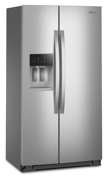Réfrigérateur Whirlpool de 21 pi³ et de 36 po à compartiments juxtaposés - acier inoxydable résistant aux traces de doigts - WRSC6536RZ