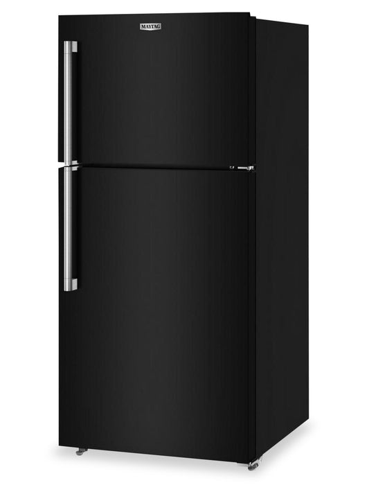 Réfrigérateur Maytag de 19 pi3 et de 30 po à congélateur supérieur avec mode garage - noir - MRTX5119SB