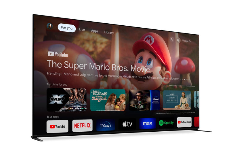  Téléviseur intelligent QLED à mini DEL Bravia 9 de Sony 4K de 75 po à 120 Hz avec HDR10
