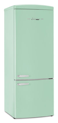 Réfrigérateur Classic Rétro d’Unique de 28 po et de 17 pi3 à congélateur inférieur - vert - UNQ-455L LG AC