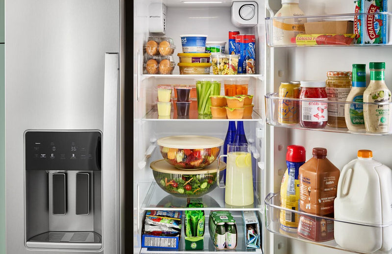 Réfrigérateur Whirlpool de 28,7 pi³ et de 36 po à compartiments juxtaposés - acier inoxydable résistant aux traces de doigts - WRSF5536RZ