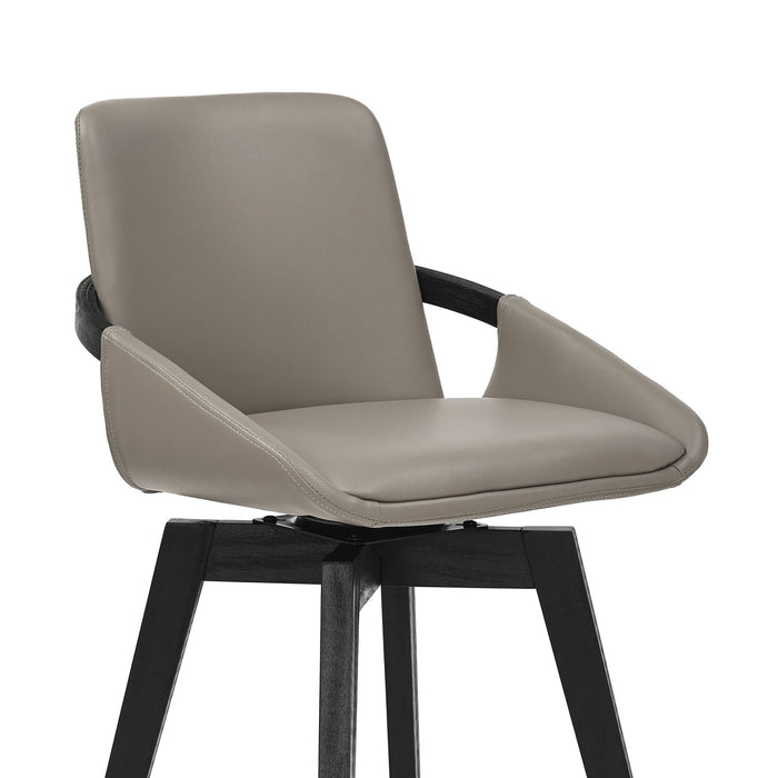 Tabouret Apex pivotant de hauteur comptoir - taupe