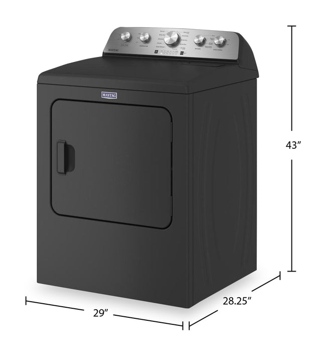 Sécheuse électrique Maytag de 7 pi³ avec vapeur - noir volcan - YMED5430PBK