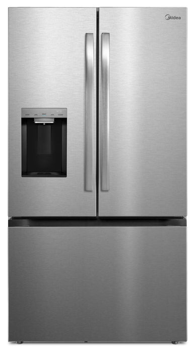 Réfrigérateur Midea de 28,9 pi³ et de 36 po à portes françaises avec distributeur automatique OneTouch AutoFillMC -  MRF29D9BST