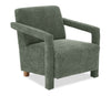 Fauteuil d’appoint Demi de 30 po d’apparence lin - vert