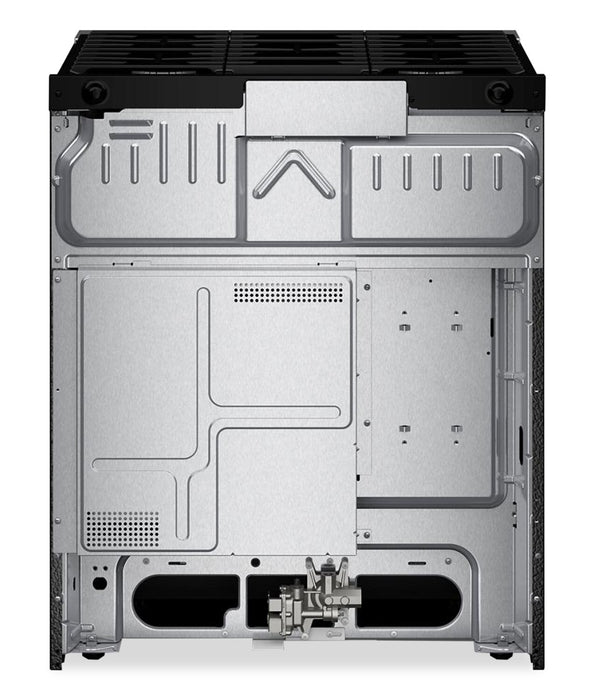 Cuisinière à gaz intelligente Whirlpool de 30 po, 5,0 pi³ avec cuisson à air – acier inoxydable résistant aux traces de doigts – WSGS4530TZ