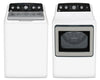 Laveuse à chargement par le haut 4,9 pi3 et sécheuse à gaz 7,2 pi3 de GE avec cycle SaniFresh