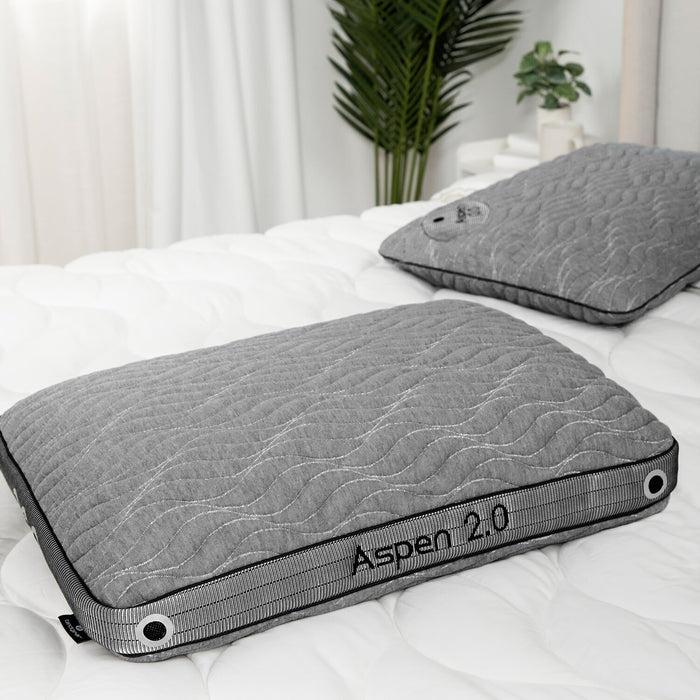 Oreiller Aspen 2.0 Performance de Bedgear pour très grand lit - pour dormeur sur le dos