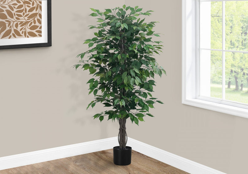 Ficus artificiel de 58 po en pot de 6 po