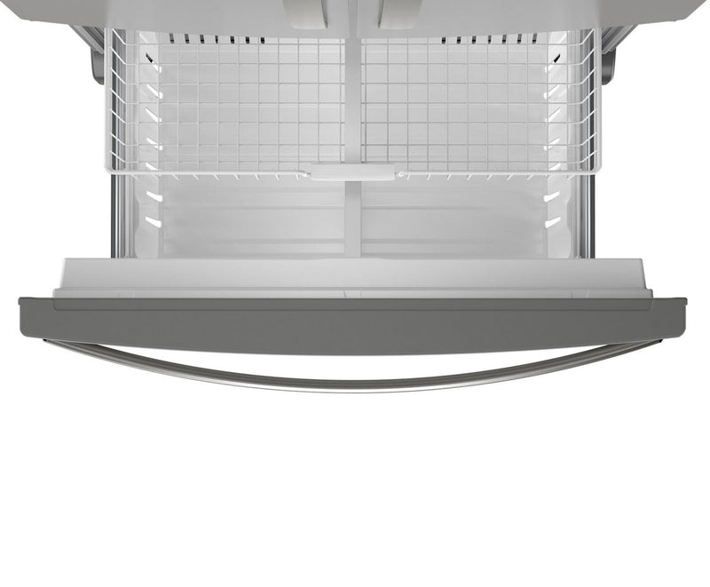 Réfrigérateur Whirlpool de 36 po et de 25 pi³ à portes françaises avec distributeur d’eau et de glaçons - WRFF3436RZ