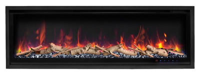 Ceres 55" Pro Series Black Diamond Electric Fireplace – Black  | Foyer électrique Ceres de série Pro de la collection Black Diamond de 55 po - noir  | CER55FIR