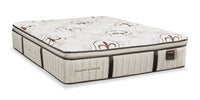 Matelas moyen luxueux à plateau-coussin Burnley de Stearns & Foster pour lit simple très long