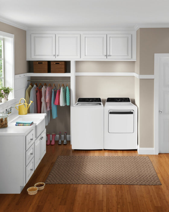 Laveuse à chargement par le haut de 5,1 pi³ et sécheuse électrique de 7 pi³ de Frigidaire - blanches