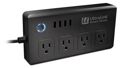 Ultralink 8 Outlet Smart Wi-Fi Surge Protector | Parasurtenseur intelligent UltraLinkMD à 8 prises avec compatibilité Wi-Fi