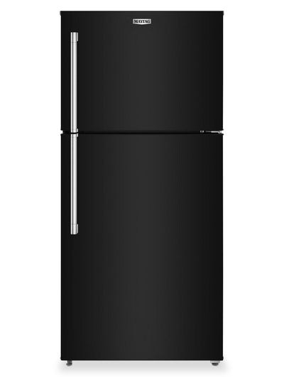 Maytag 30" 19 Cu. Ft. Top-Freezer Refrigerator with Garage Mode – Black - MRTX5119SB | Réfrigérateur Maytag de 19 pi3 et de 30 po à congélateur supérieur avec mode garage - noir - MRTX5119SB