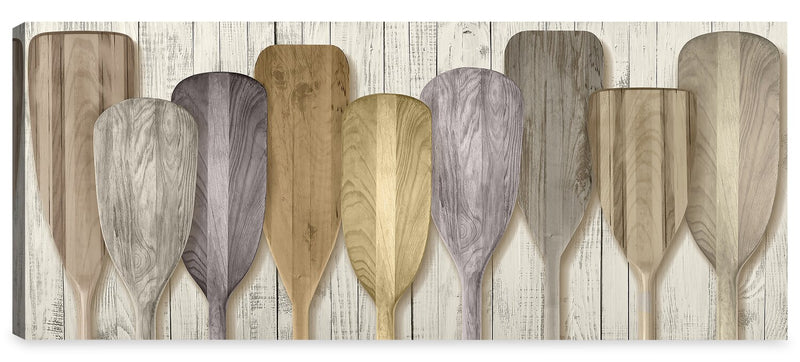 Œuvre d’art « Paddle » sur toile - 20 po x 48 po