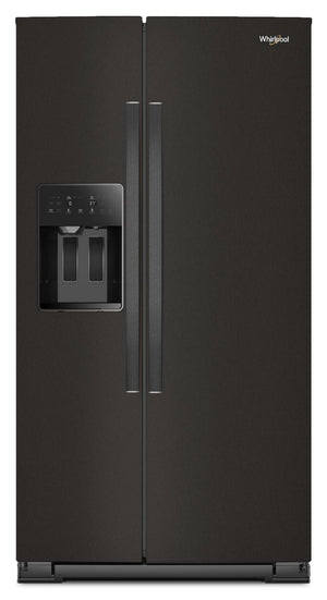 Réfrigérateur Whirlpool de 21 pi³ et de 36 po à compartiments juxtaposés - acier inoxydable noir - WRSC5536RV