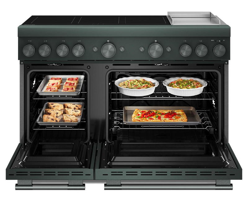 Cuisinière à induction amovible KitchenAid de 6,3 pi³ avec plaque chauffante - genièvre - KFID948SJP