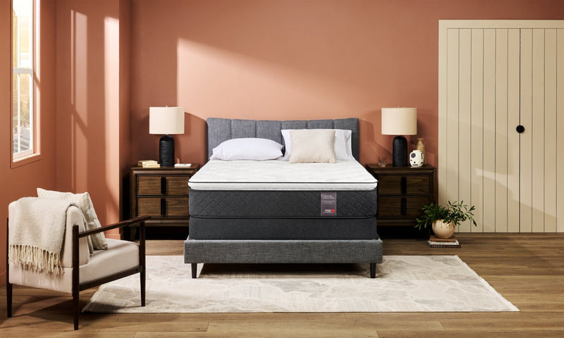 Matelas moyen à plateau-coussin Encore Atmosphere de Springwall pour grand lit 