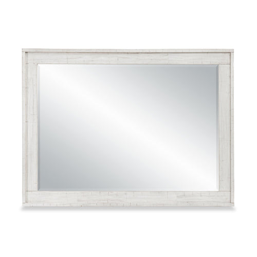  Miroir de commode de chambre à coucher Haven - blanc