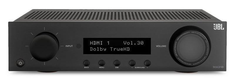 Récepteur AV à 5.2 canaux JBL MA310 4K – noir (JBLMA310BLKAM)