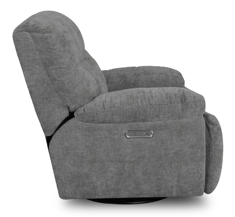Fauteuil berçant électrique Sway de 38,58 po - gris