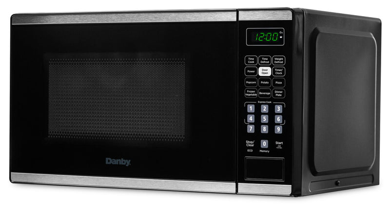 Four à micro-ondes de comptoir Danby de 0,7 pi³ avec dégivrage automatique - acier inoxydable - DBMW0722BBS