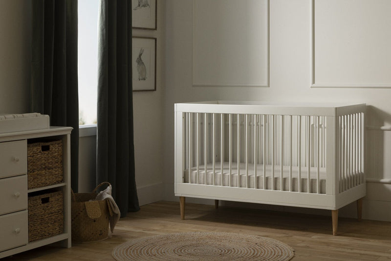 Lit de bébé Josie convertible - blanc