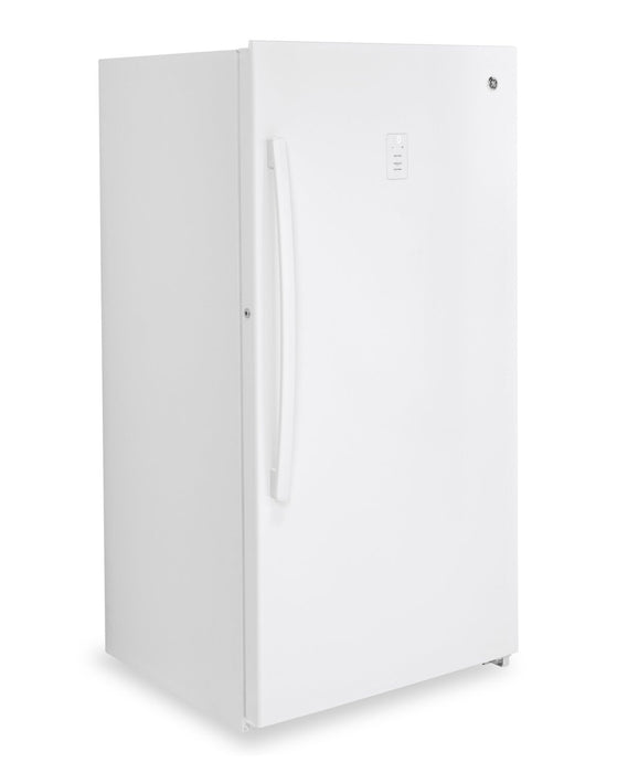 Congélateur vertical GE sans givre de 14,1 pi³ - blanc - FUF14DLRWW