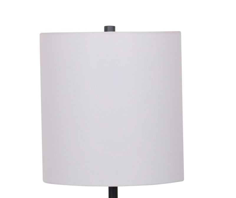 Lampe de table moderne Rocco de 25 po en pierre - travertin naturel
