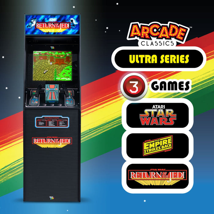 Borne d’arcade Star Wars Ultra Series Arcade Classics de Basic Fun avec 3 jeux