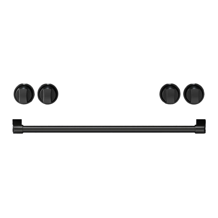 Ensemble de poignées et de boutons Thor Kitchen noir pour cuisinière de 30 po - CKA-RG30-BLK