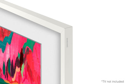Samsung Customizable Bezel for 85" The Frame Pro TV - Modern White | Cadre décoratif personnalisable pour téléviseur The Frame Pro de 85 po de Samsung - blanc moderne