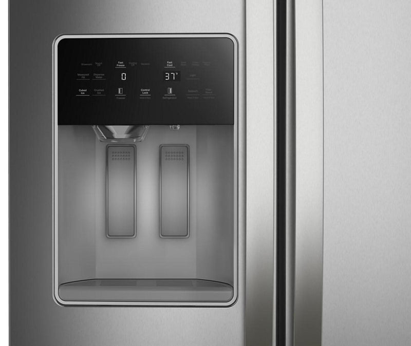 Réfrigérateur Whirlpool de 28,7 pi³ et de 36 po à compartiments juxtaposés - acier inoxydable résistant aux traces de doigts - WRSF5536RZ