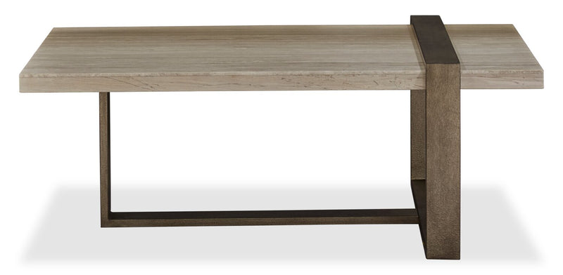 Table à café Cyprus - beige et bronze