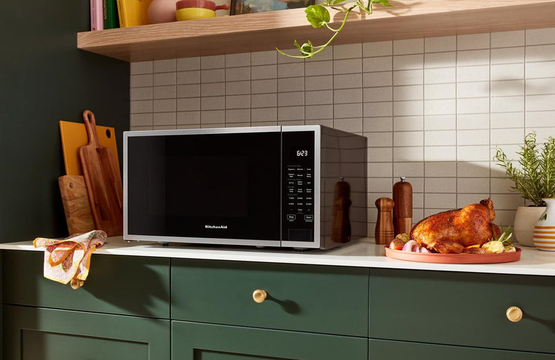 Four à micro-ondes de comptoir KitchenAid de 1,6 pi3 avec nettoyage à la vapeur - acier inoxydable - YKMCS122RSS
