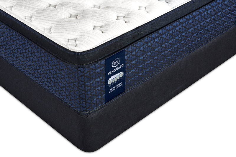 Ensemble matelas ferme à Euro-plateau Stonehaven Vanguard de Serta pour lit double