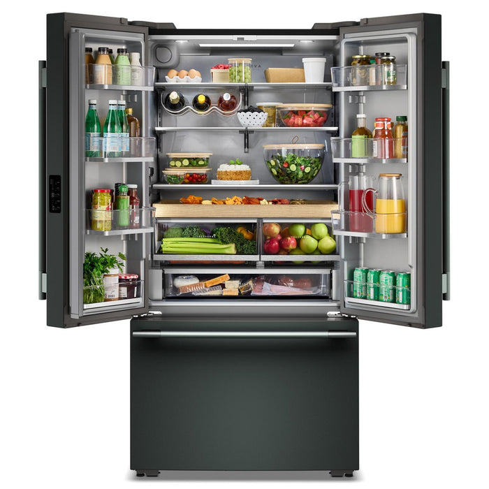 Réfrigérateur KitchenAid de profondeur comptoir à portes françaises avec distributeur d’eau interne - genièvre - KRFC336SJP