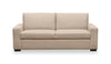 Sofa Kennedy de 78,7 po en tissu avec accoudoirs rectilignes - taupe