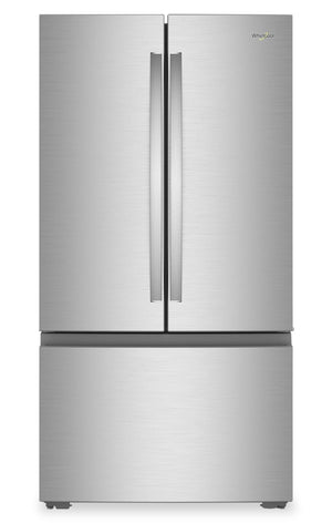 Réfrigérateur Whirlpool de 24 pi3 et de 36 po de profondeur comptoir véritable à portes françaises - acier inoxydable - WRFC3036RZ