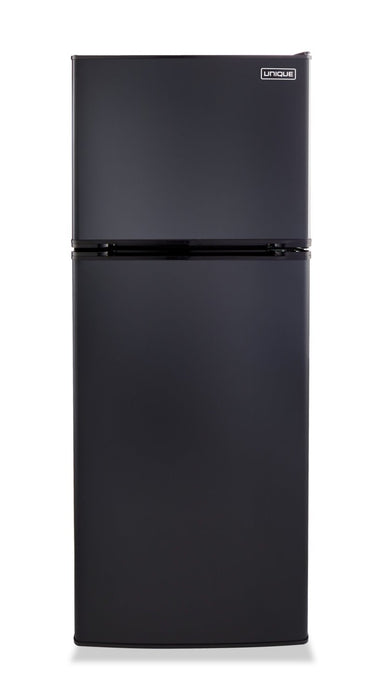 Réfrigérateur solaire Off-Grid de Unique de 10,3 pi3 et de 12/24 CC à congélateur supérieur - noir - UGP-290LB