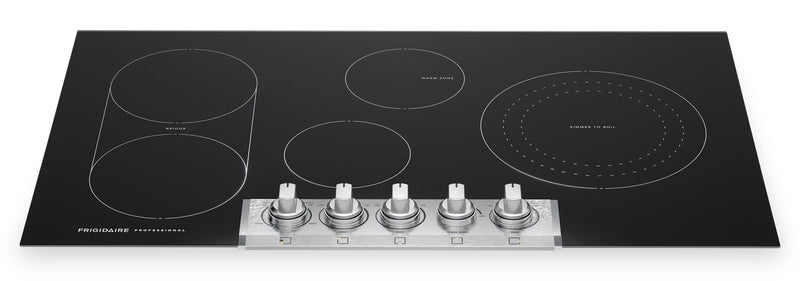 Surface de cuisson électrique Frigidaire Professional de 36 po à 5 éléments - acier inoxydable - PCCE3680AF