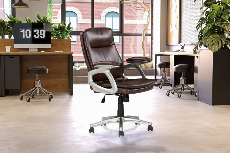 Chaise de bureau réglable Dimitri de Sealy de 29 po - brune
