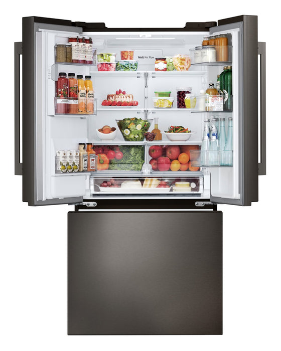 Réfrigérateur LG de 25 pi3 et de 33 po à 3 portes françaises - acier inoxydable PrintProofMC - LF25H6330D