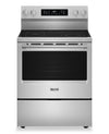 Cuisinière électrique Maytag de 5,3 pi3 et de 30 po avec friture à air sans préchauffage - acier inoxydable résistant aux traces de doigts - YMFES7030SZ