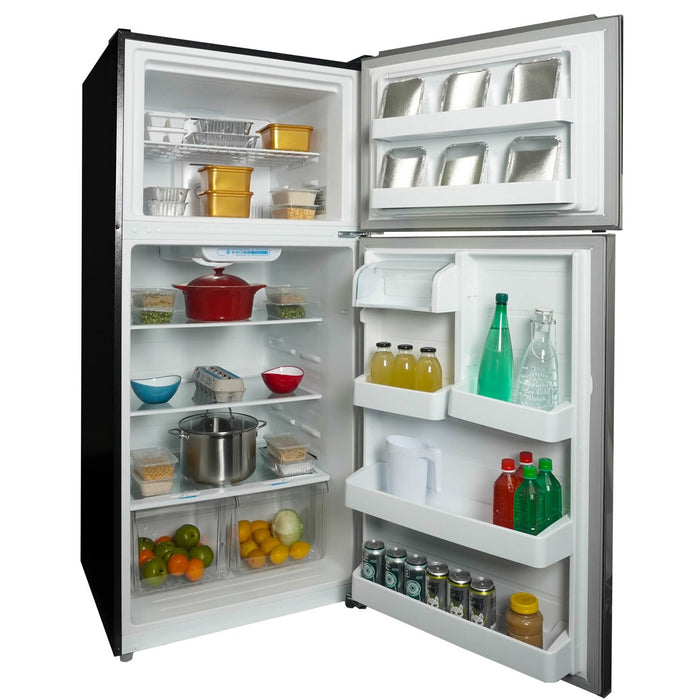 Réfrigérateur Danby de 18,1 pi3 et de 29,5 po à congélateur supérieur - acier inoxydable - DFF180E2SSDB