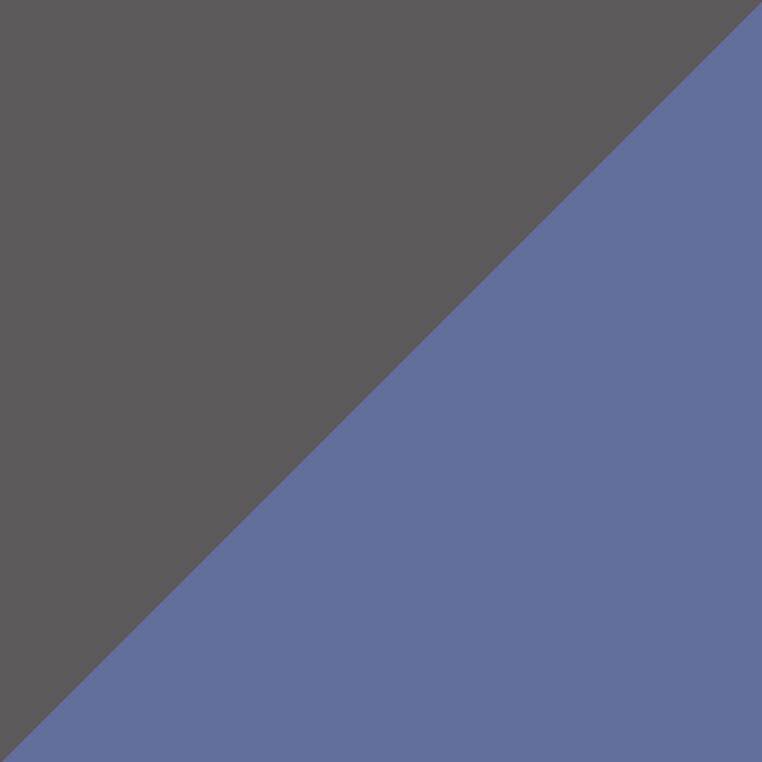 Ensemble de conversation Costa 3 pièces pour la terrasse à l’extérieur avec 2 fauteuils et table à café - osier en résine et métal, résistant aux rayons UV et aux intempéries - gris foncé et bleu