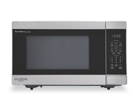  Four à micro-ondes de comptoir Sharp de 1,6 pi3 avec plateau tournant CarouselMD et technologie InverterMD - SMC1664KSC 